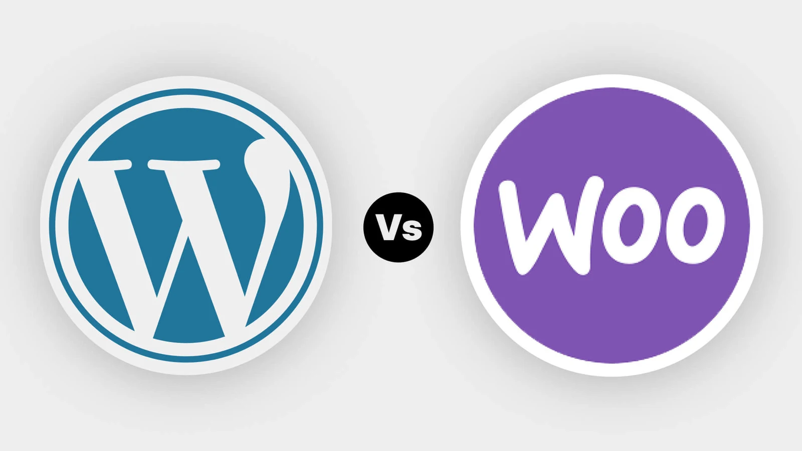 WordPress i WooCommerce logotipi na svetloj pozadini